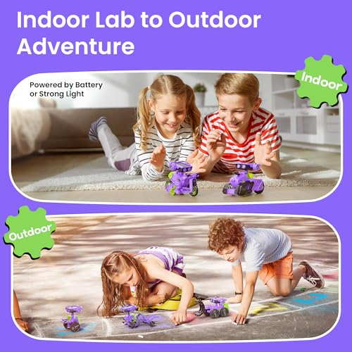 Solar Building Robot Kit Educational STEM Gift for Boys Aged 8