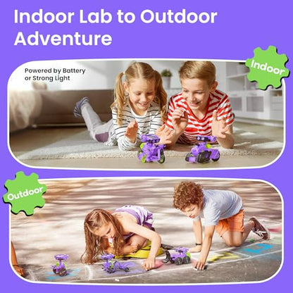Solar Building Robot Kit Educational STEM Gift for Boys Aged 8