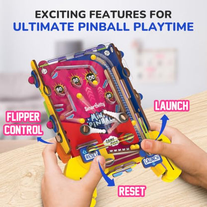 Mini Pinball Machine DIY STEM Toy for Kids 6