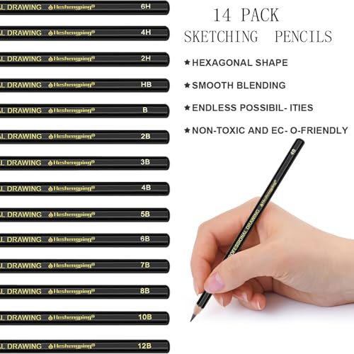Sketching and Drawing Pencils Set