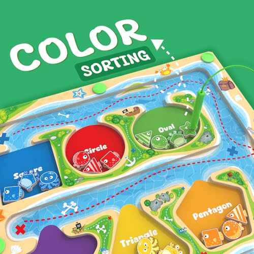 Magnetic Color & Shape Maze (36 Count)