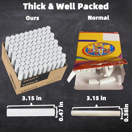 White Chalk 100PCS (100 Count)