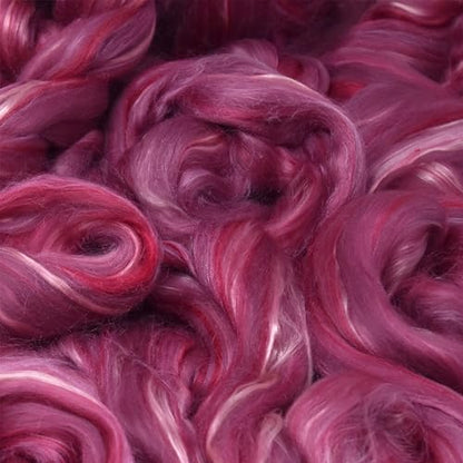 Merino Silk Luxe Tonal Designer Blend. Superfine Merino