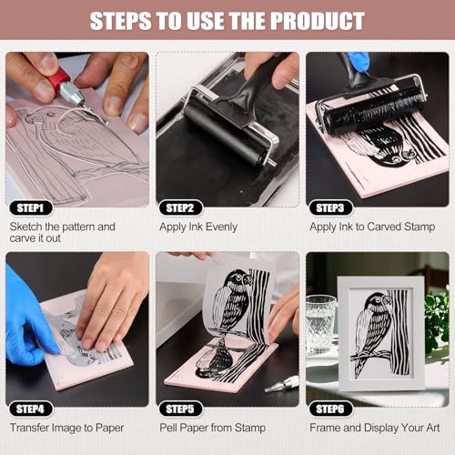Linocut Kit for Printmaking