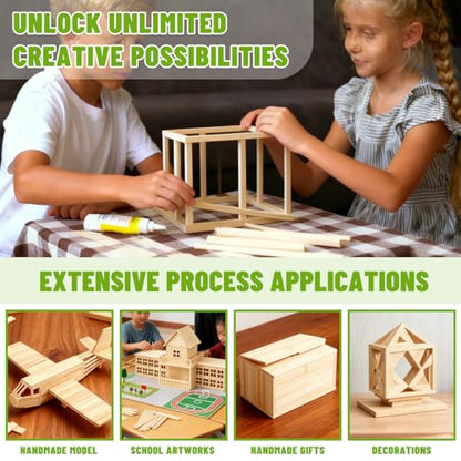 Extra Long Bamboo Craft Sticks (300 Count)