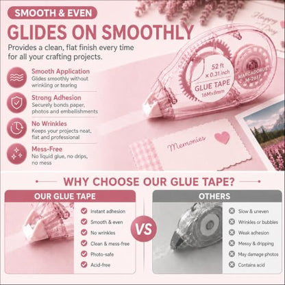 Double Sided Tape Roller (6 Count)