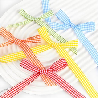 Classic Gingham Checkered Ribbon