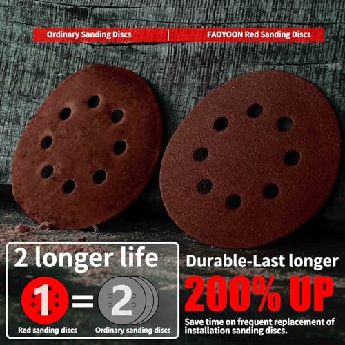 Sanding Disc 5 Inch 8 Hole (100 Count)