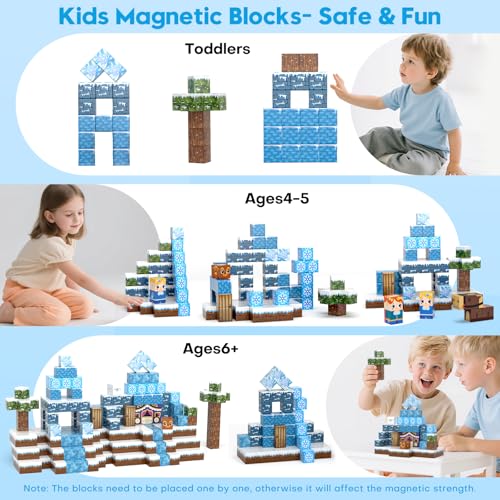 100pcs Magnetic Blocks
