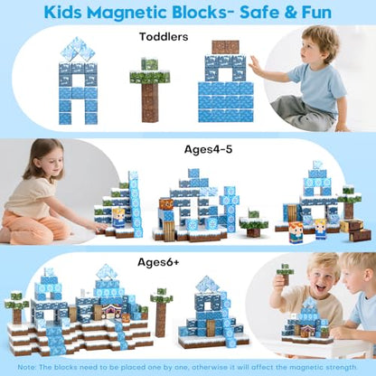 100pcs Magnetic Blocks