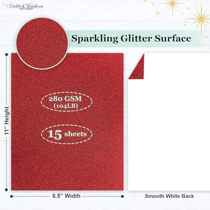 Cardstock Warehouse Diamond Print Inkjet Glitter