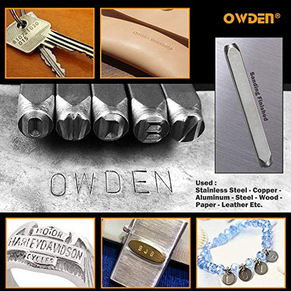 36Pcs. Steel Metal Stamping Kit