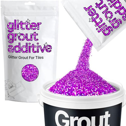 Purple Holographic Glitter Grout Additive 100g Metallic Flakes (3.52 Ounce)