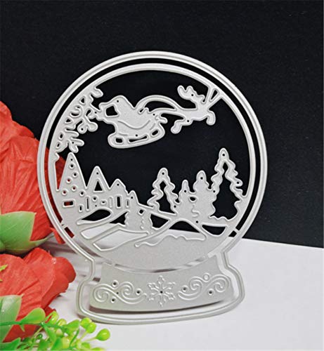 Metal Cutting Dies DIY Merry Christams Embossing Stencil Template Scrapbooking Card Making Mold Photo Album Arts Crafts Tools