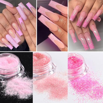 Holographic Sugar Glitter Powder for Nails (2.4 Ounce)