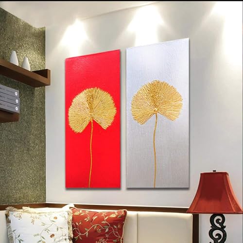 Gold Leaf Sheets for Art Red Foil 300Pcs