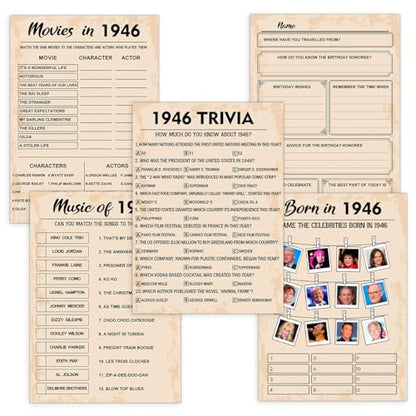 80th Birthday Party Games