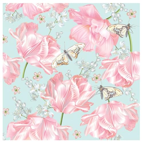 20 ct 13x13 Flowers Paper Luncheon Decoupage Napkins (20 Count)