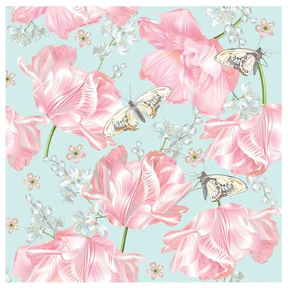 20 ct 13x13 Flowers Paper Luncheon Decoupage Napkins (20 Count)