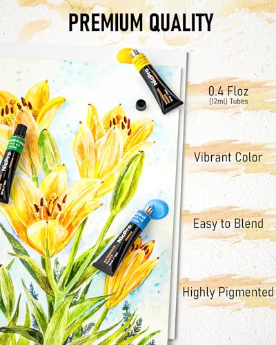 36 Colors Watercolor Paint Set (14.4 Fl Oz)