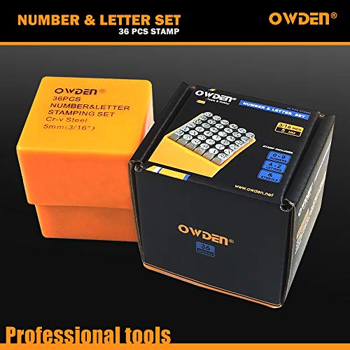 36Pcs Steel Metal Stamps Set