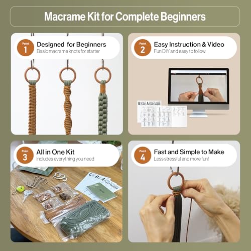Macrame Kits for Beginners (3 Count)