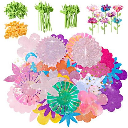 DIY Fabric Flower Bouquets Toys Accessories
