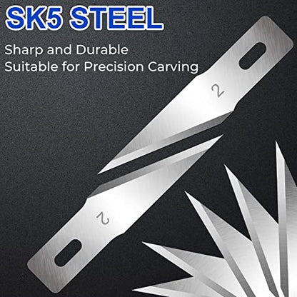 150 PCS Exacto Knife Blades #2 (150 Count)