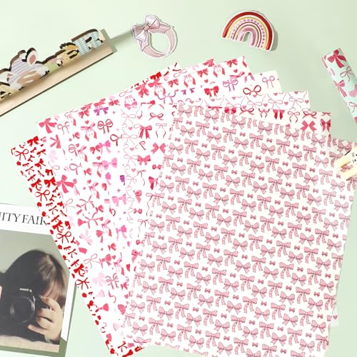 Pink Bow Heat Transfer Vinyl (11 Count)