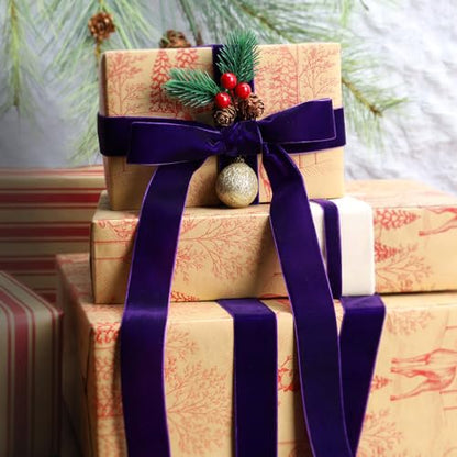 Purple Velvet Ribbon