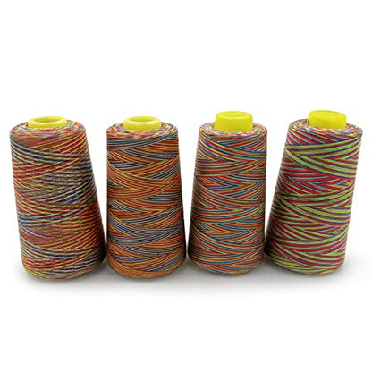 4 Cones of 3000 Yards Each Spool Thread for All Purpose