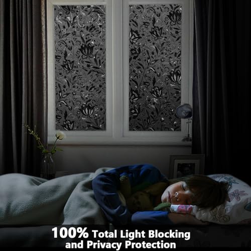 Blackout Window Film Frosted Privacy Clings