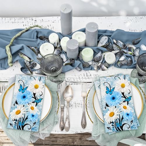 60 Pack 3 Styles Floral Napkins