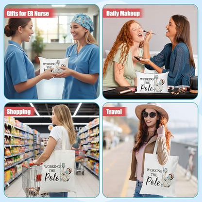 Aesthetic Nurse Canvas Bags Set