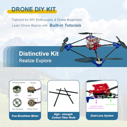 DIY Drone Kit with Brushless Motor & Dual Camera