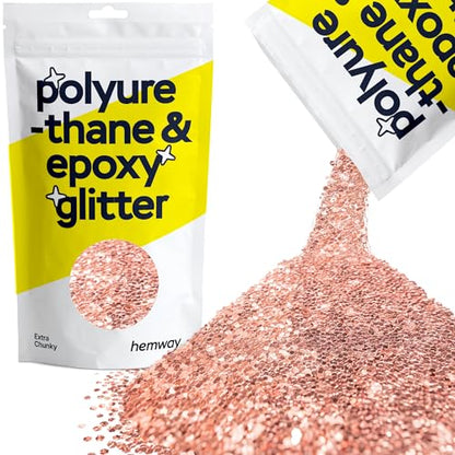 Resin Glitter Rose Gold 100g Extra Chunky (3.5274 Ounce)