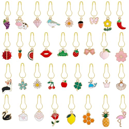 35Pcs Cute Mixed Stitch Markers (35 Count)