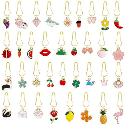 35Pcs Cute Mixed Stitch Markers (35 Count)