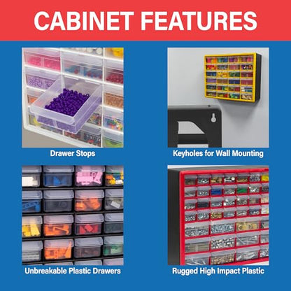 64 Drawer Plastic Storage Cabinet