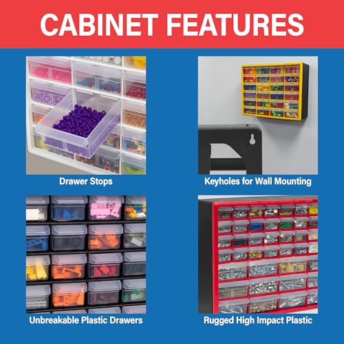 64 Drawer Plastic Storage Cabinet