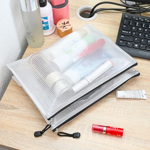 20pcs Mesh Zipper Pouch Bags (20 Count)