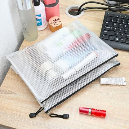 20pcs Mesh Zipper Pouch Bags (20 Count)
