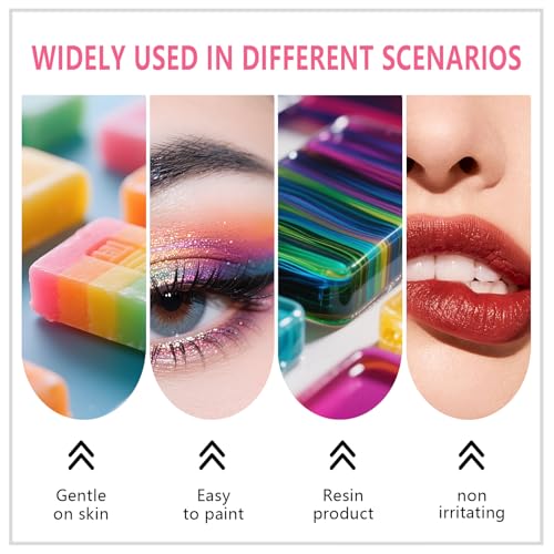 10 Colors Mica Powder for Resin (20 Ounce)