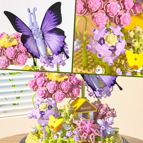 Flower Bouquet Building Set for Adults
