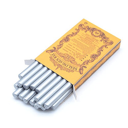 Silver Wax Seal Sticks for Small Glue Gun (16 Count)
