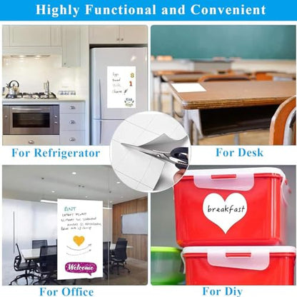 White Board Sticker Adhesive Backing