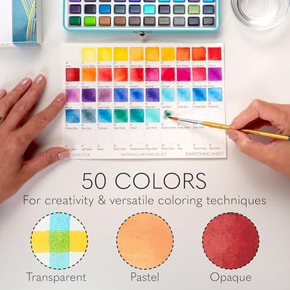 Watercolor Paint Set (128 Count)