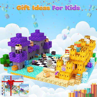 200PCS Magnetic Blocks Board Games Chess Set (200 Count)