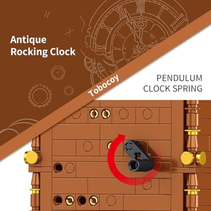 Vintage Swing Clock Building Blocks Set (751 Count)