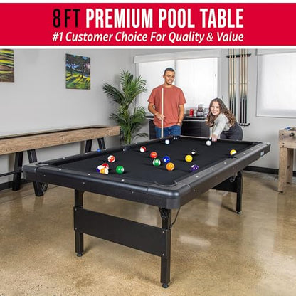 Full Size 8 ft x 4.2 ft Billiards Game Table